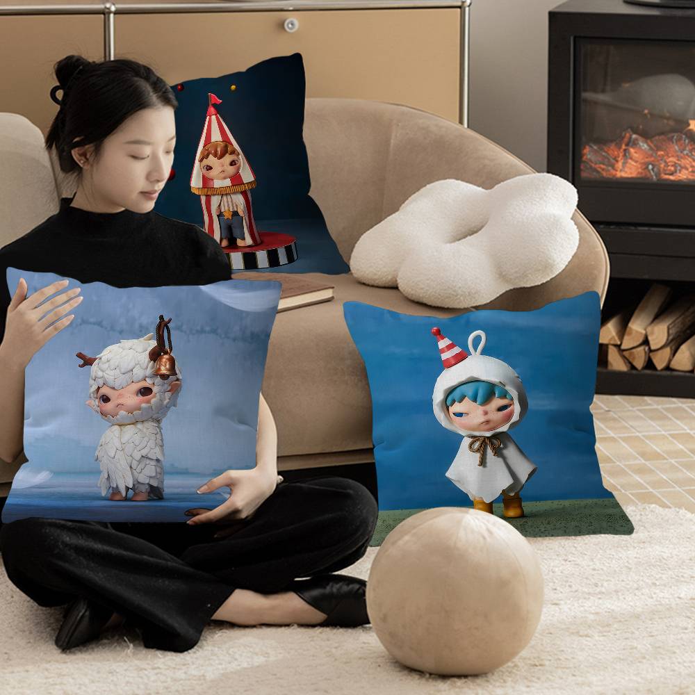 Recliner Sofa Cover - Cartoon Doll H-HironoS Pillow Cushion Cover