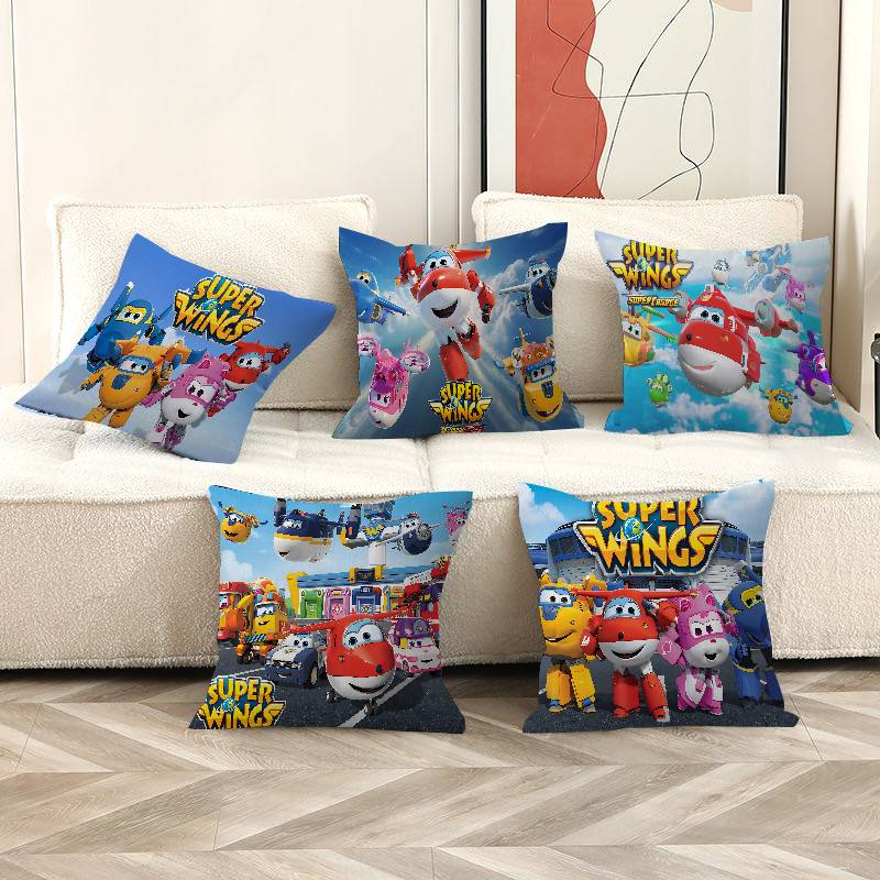 Recliner Sofa Cover - Anime Super Wings Pillow Cushion Cover