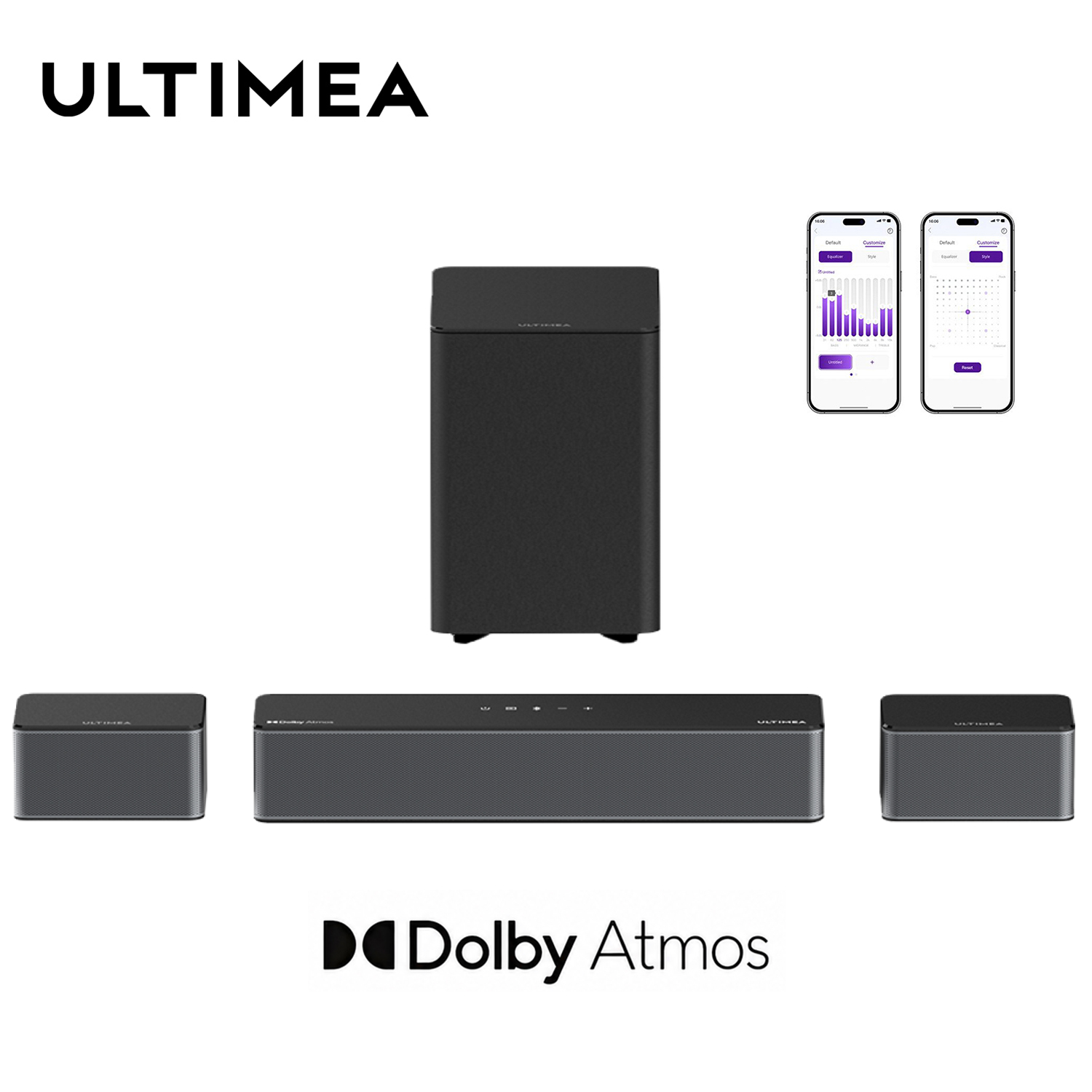 Home Cinema Onkyo 5.1 - ULTIMEA Poseidon M4T Soundbar 5.1 Channel