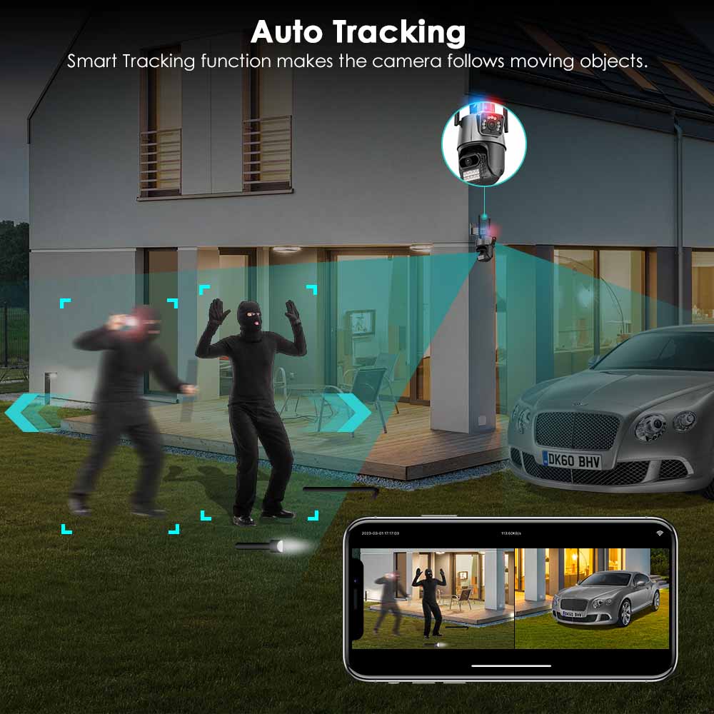 BESDER Wifi PTZ Camera 8MP Dua - đánh giá và giá Home Cinema Sony