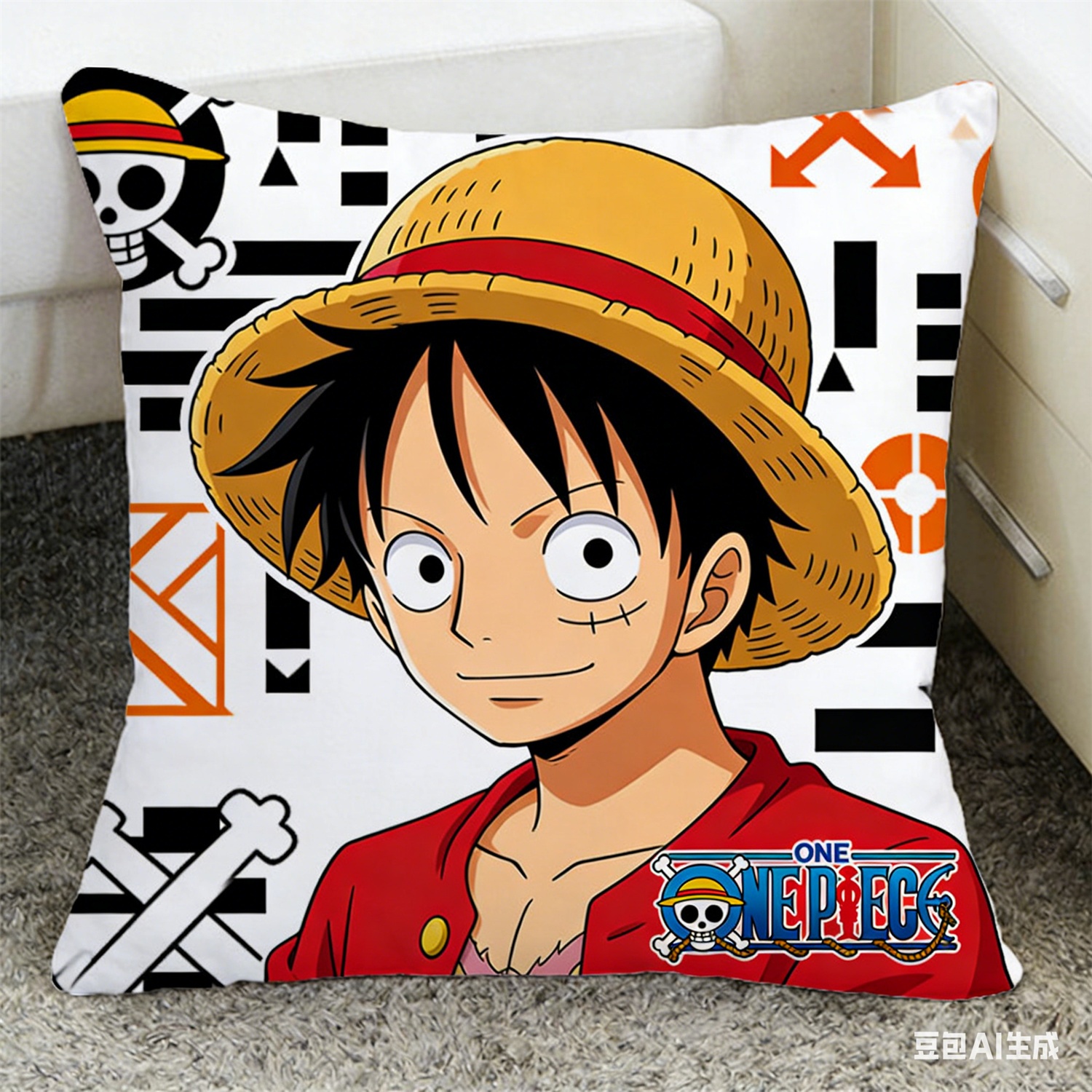 One Piece Monkey D Luffy Pillo - đánh giá và giá Recliner Sofa Cover