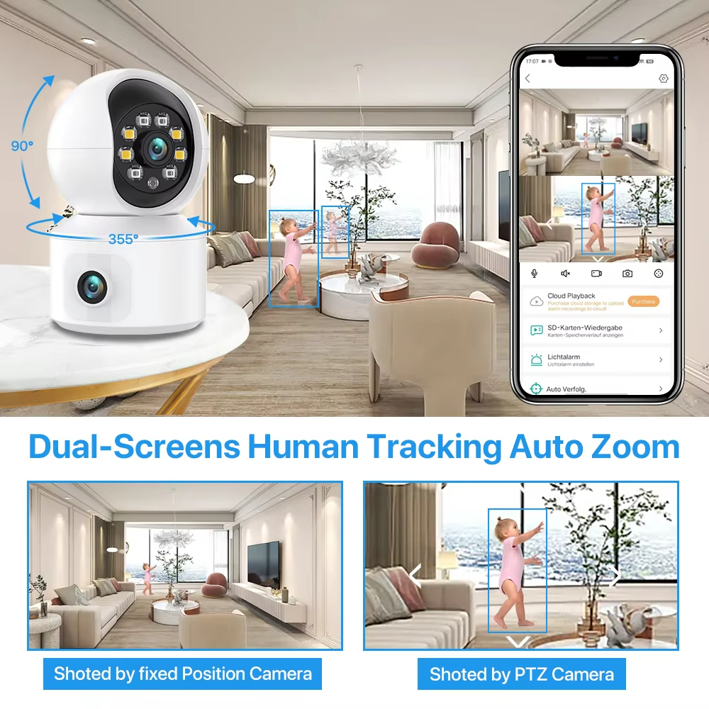 6MP iCsee WiFi IP Camera Dual  - đánh giá và giá Home Cinema Sony