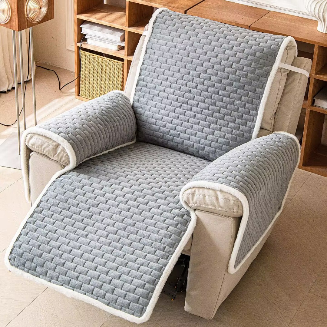 Non-Slip Sofa Cushion Flannel  - đánh giá và giá Recliner Sofa Cover