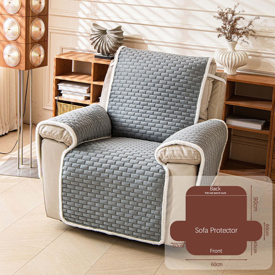 Non-Slip Sofa Cushion Flannel  - đánh giá và giá Recliner Sofa Cover