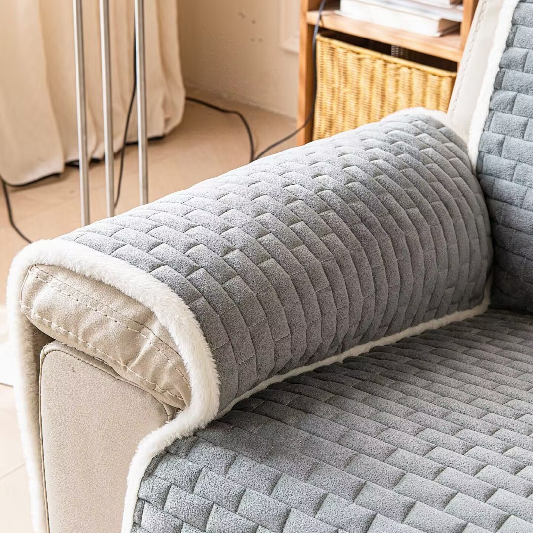 Non-Slip Sofa Cushion Flannel  - đánh giá và giá Recliner Sofa Cover