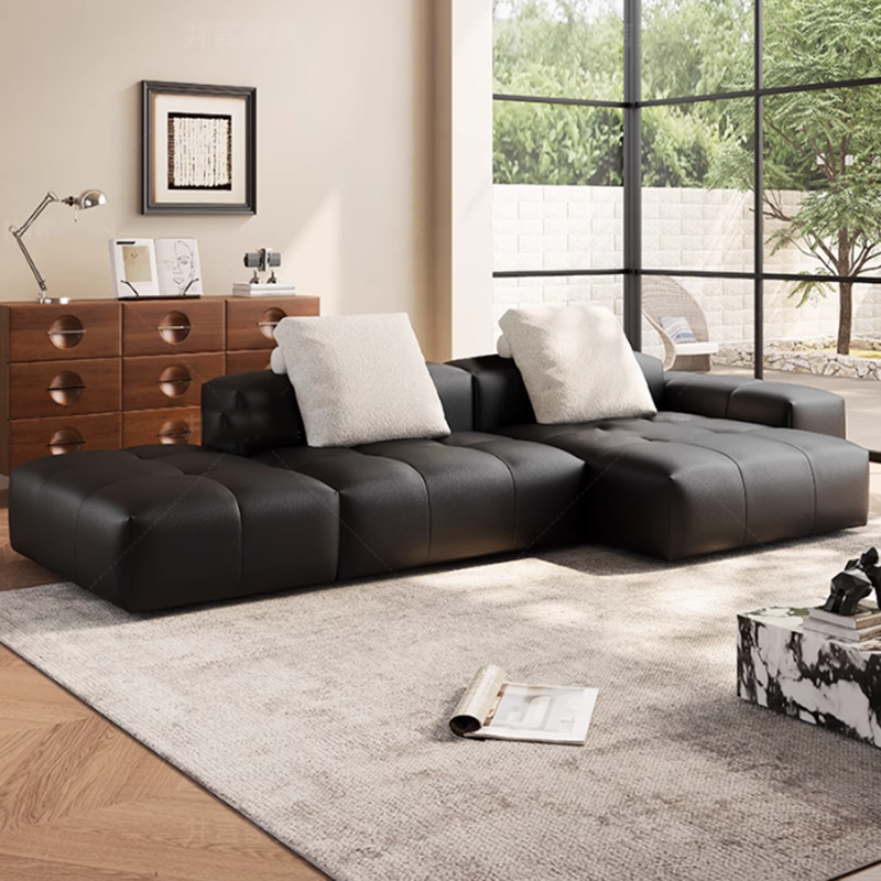 Nordic Leather Compressed Sofa - đánh giá và giá Home Cinema Room Design