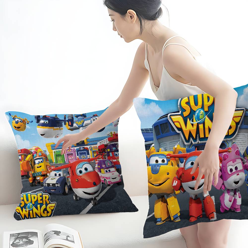 Anime Super Wings Pillow Cushi - đánh giá và giá Recliner Sofa Cover