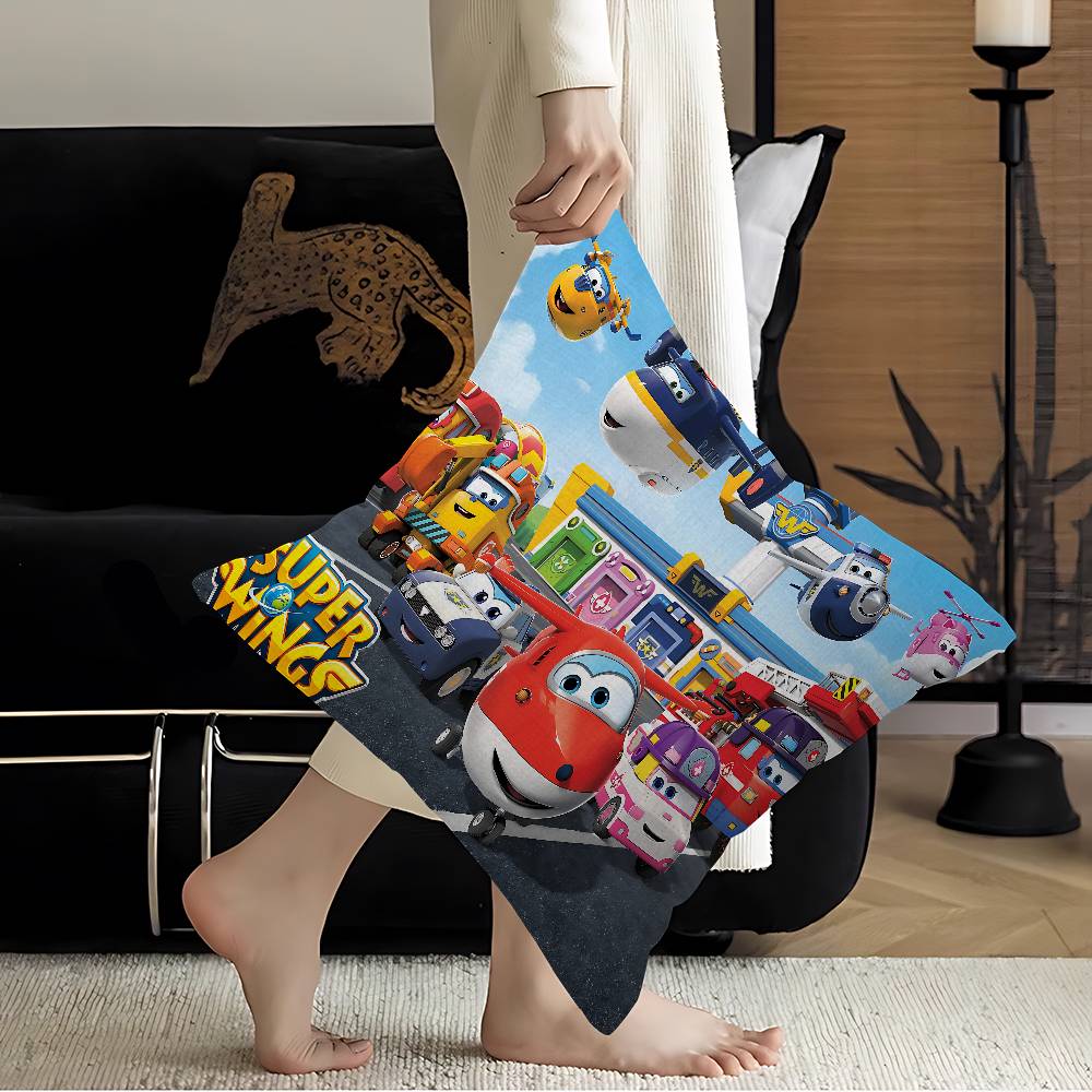Anime Super Wings Pillow Cushi - đánh giá và giá Recliner Sofa Cover