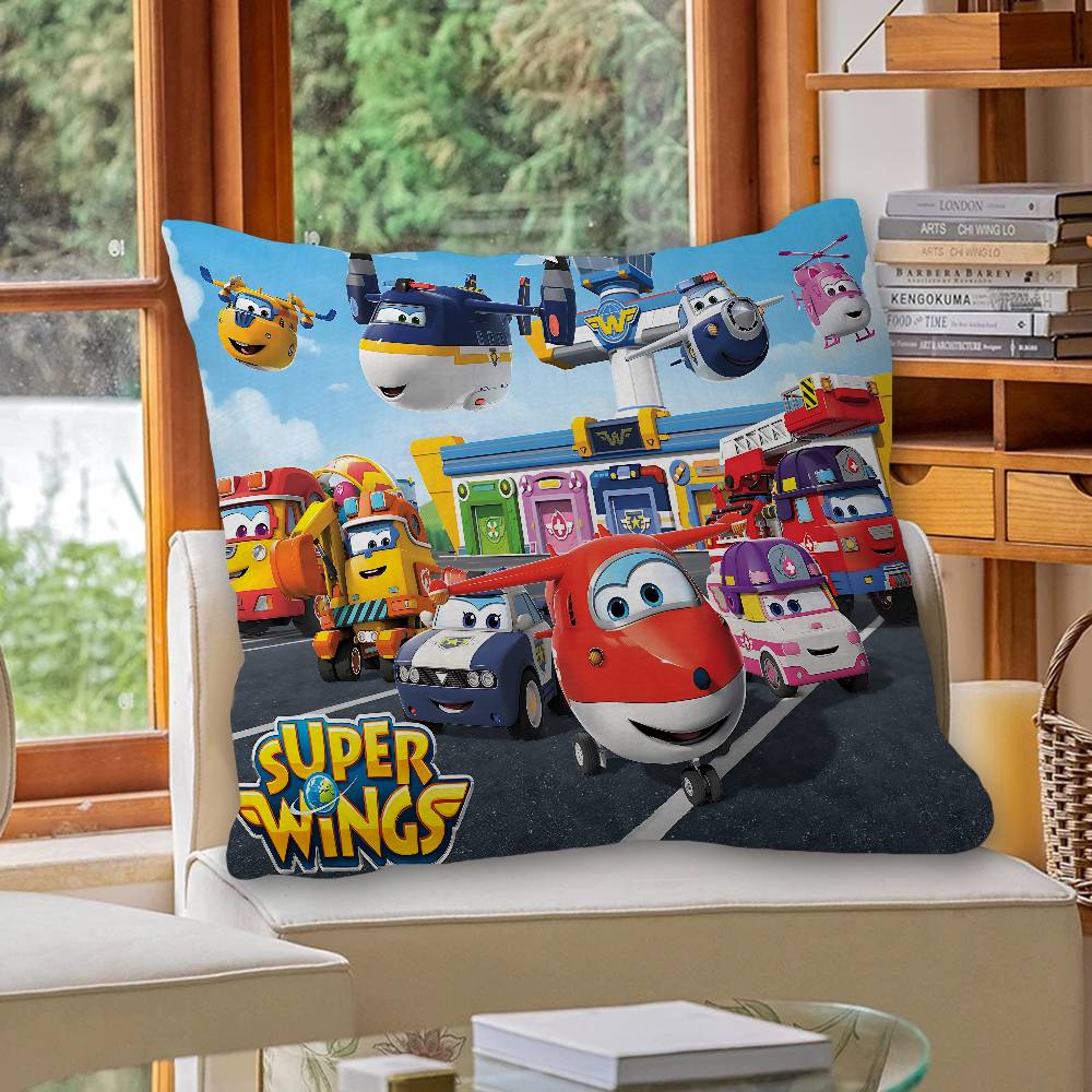 Anime Super Wings Pillow Cushi - đánh giá và giá Recliner Sofa Cover