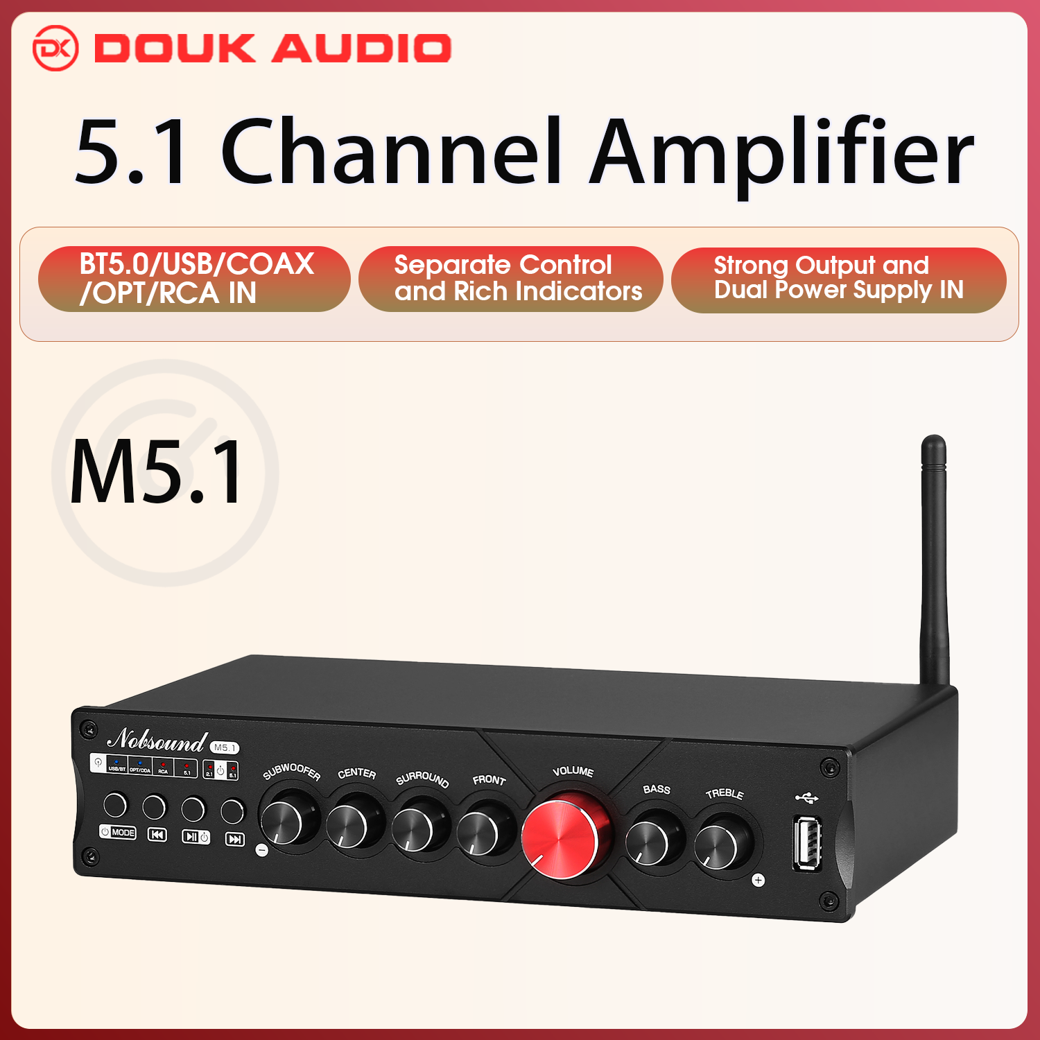 Douk Audio 5.1 Channel Digital - đánh giá và giá Home Cinema Onkyo 5.1