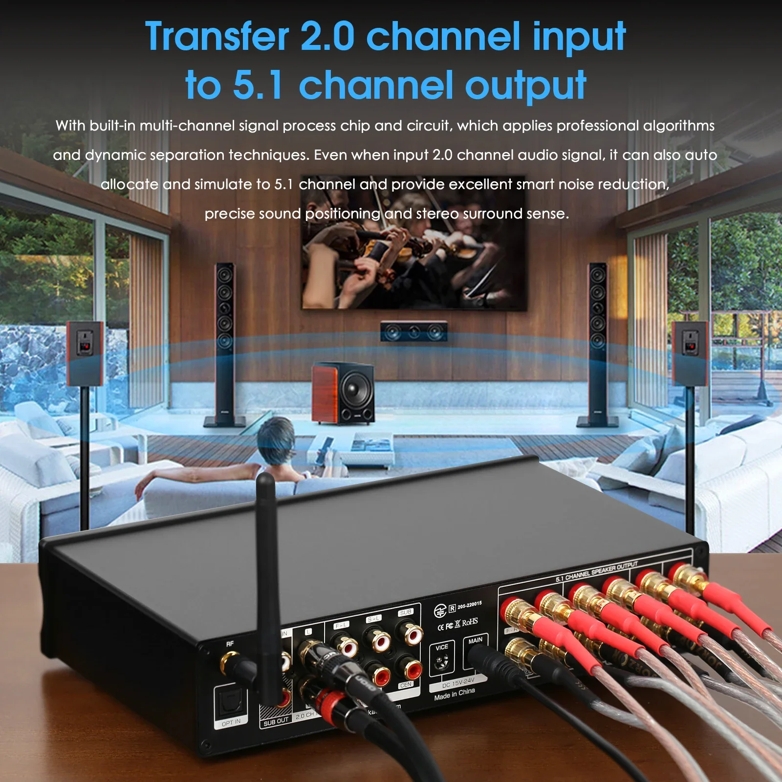 Douk Audio 5.1 Channel Digital - đánh giá và giá Home Cinema Onkyo 5.1