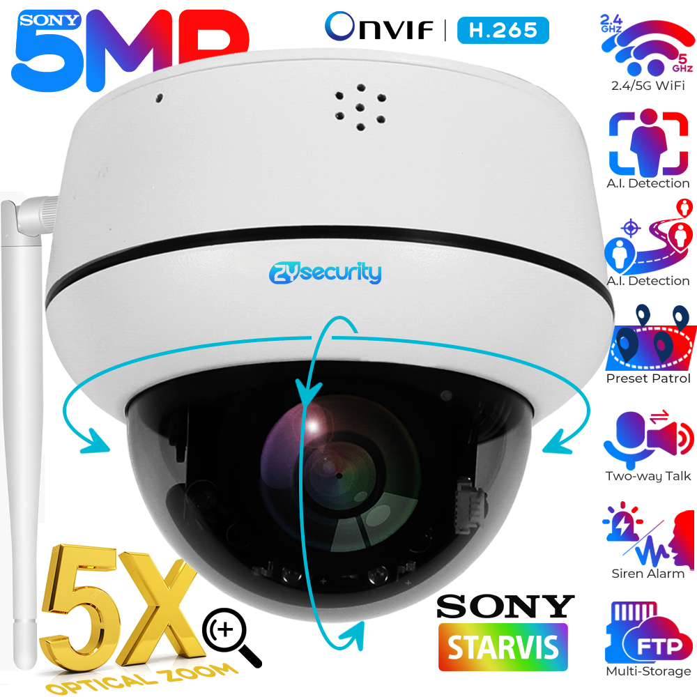 5MP Wifi Dome PTZ Camera 5X Op - đánh giá và giá Home Cinema Sony