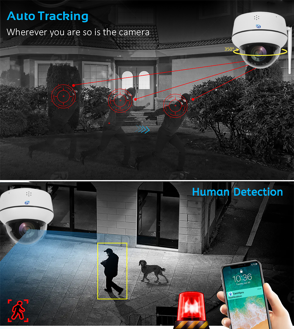5MP Wifi Dome PTZ Camera 5X Op - đánh giá và giá Home Cinema Sony